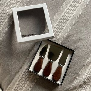 Crate & Barrel Cheese Knife Set